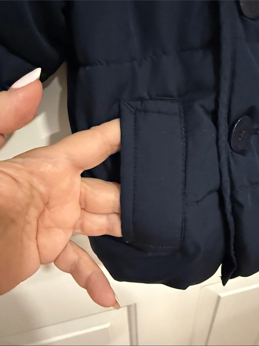 GAP navy puffer